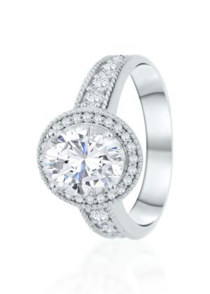 Dondella® elegantsed kristallidega hõbesõrmused naistele